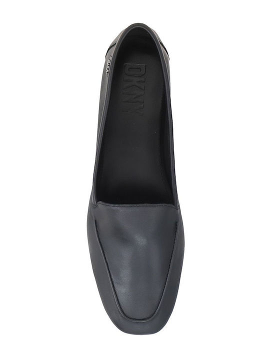 Laili Δερμάτινα Γυναικεία Loafers σε Μαύρο Χρώμα