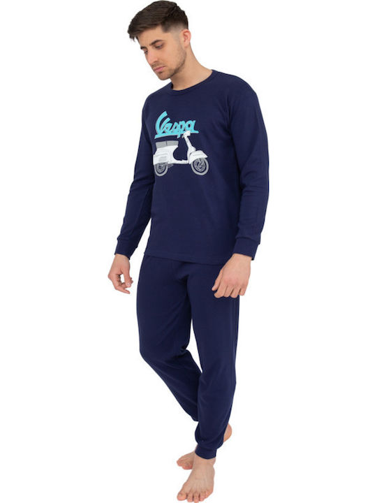 Nina Club Kids Nightwear Winter Blue Top & Bottom Set