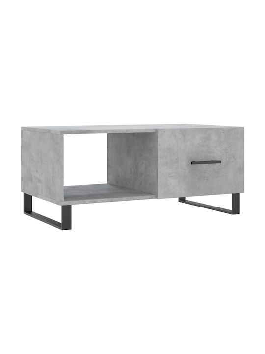 Rechteckig Couchtisch Gray L90xB50xH40cm