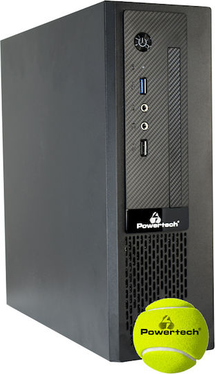 Powertech PT-1098 Mini Tower Κουτί Υπολογιστή Μαύρο