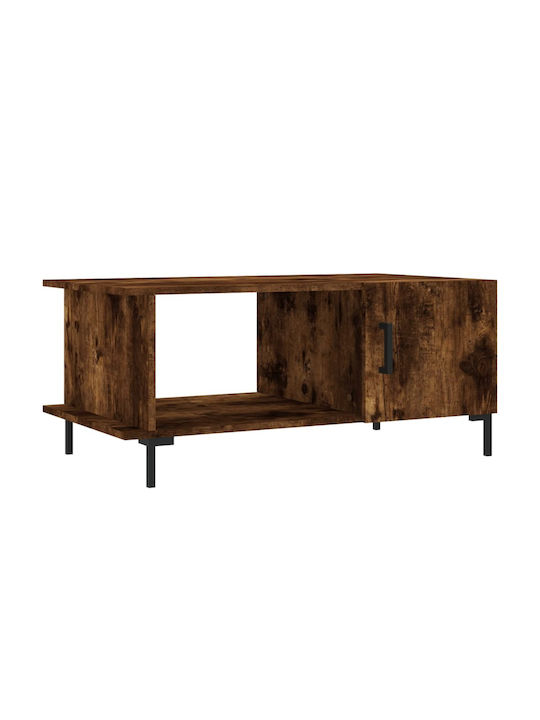 Rectangular Wooden Coffee Table Walnut L90xW50xH40cm