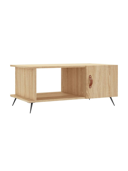 Rectangular Wooden Coffee Table Sonoma L90xW50xH40cm