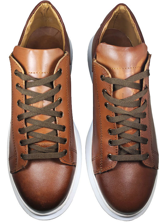 Next Step Shoes Men's Leather Casual Shoes Brown