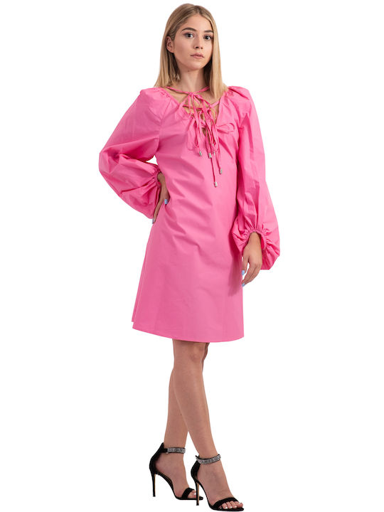 Silvian Heach Summer Mini Dress Pink