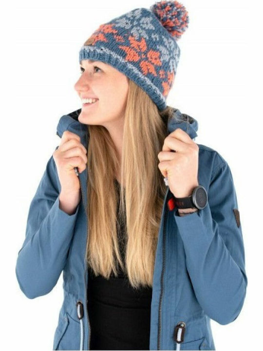 Pom Pom Beanie Γυναικείος Fleece Σκούφος Πλεκτός