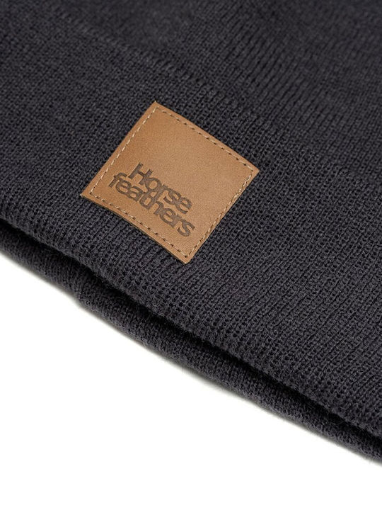 Horsefeathers Knitted Beanie Cap Gray