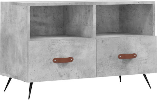 vidaXL TV-Ständer Grau M80xP36xH50cm