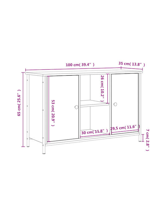 Stand TV Bej L100xA35xÎ65cm