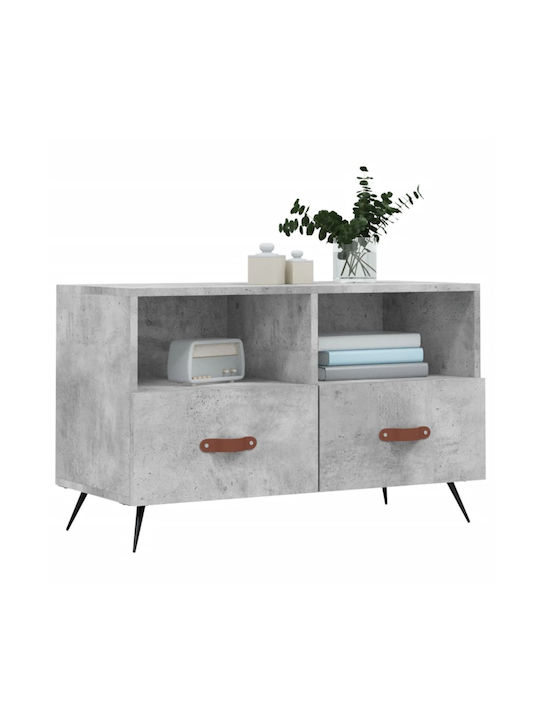 vidaXL TV Stand Gray M80xD36xH50cm
