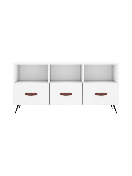 Έπιπλο Τηλεόρασης Λευκό Μ102xΠ36xΥ50cm 829004