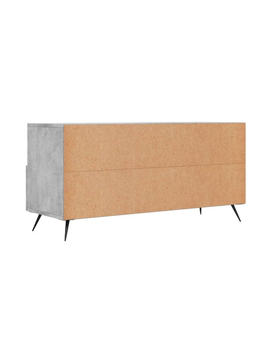 vidaXL TV-Ständer Grau M102xP36xH50cm