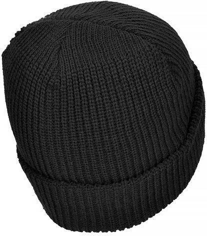Knitted Beanie Cap Black