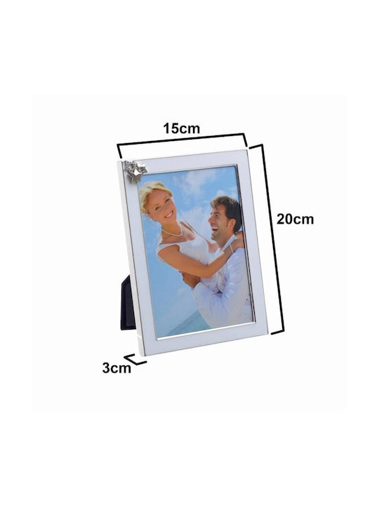 Inart Photo Frame Silver 13x18cm 1pcs