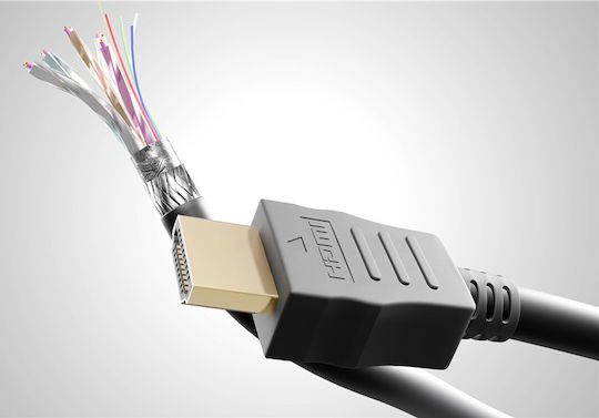 Goobay HDMI 2.0 Premium High Speed 4K 60Hz HDR Kabel HDMI-Stecker - HDMI-Stecker 15m Schwarz