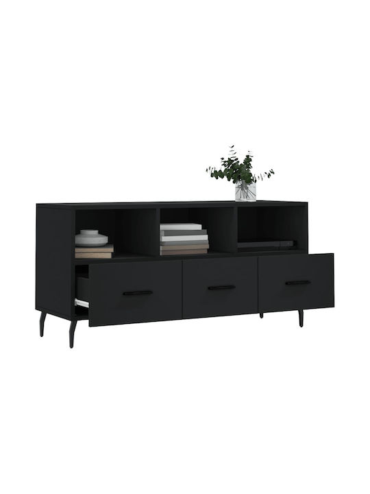TV-Ständer Schwarz M102xP36xH50cm