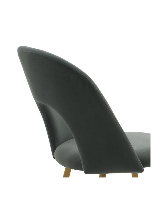 Jonah Dining Room Velvet Chair Anthracite 71x68x54cm