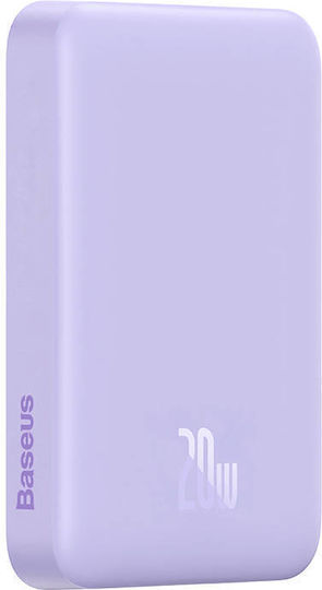 Baseus Mini Power Bank 10000mAh 20W с USB-C порт Power Delivery Лилав