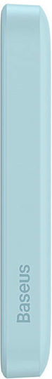 Baseus Mini Power Bank 6000mAh 20W с USB-C порт Power Delivery Светлосин