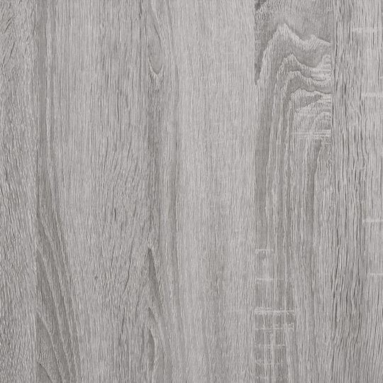 Wooden Chest of Drawers with 3 Drawers Gray 69.5x34x90cm