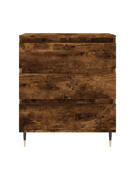 Wooden Chest of Drawers with 3 Drawers 60x35x70cm