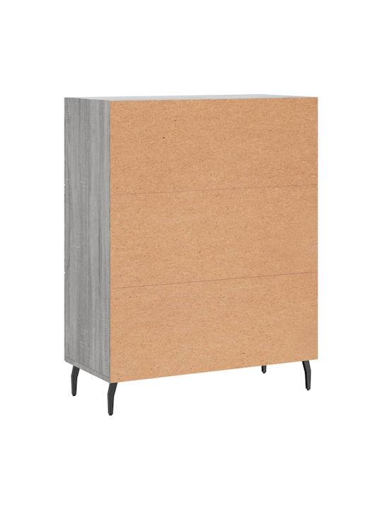 vidaXL Kommode Schlafzimmer Holz mit 3 Schubladen 69.5x34x90cm