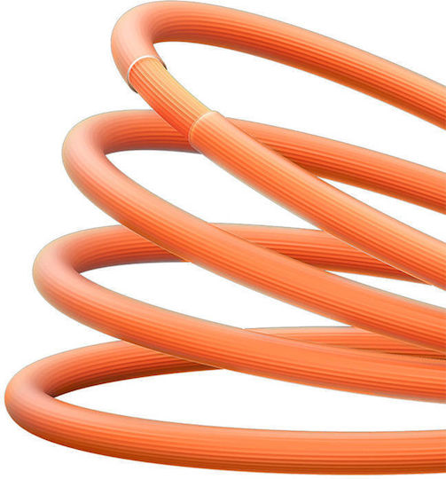 Baseus Coolplay Braided USB to Type-C Cable Πορτοκαλί 2m (CAKW000107)
