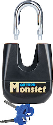 Oxford Monster Motorcycle Disc Brake Lock in Black