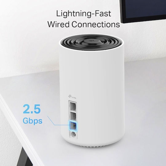 TP-LINK XE75 Pro v2 WiFi Mesh Network Access Point Wi‑Fi 6E Dual Band (2.4 & 5GHz) in Triple KIt