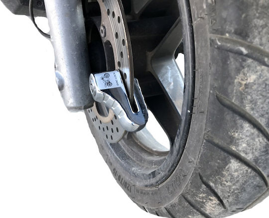 Carner Blocare disc motocicletă Argintiu Culoare