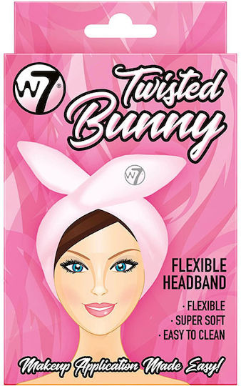 W7 Cosmetics Haarband für Make-up Pink Twisted Bunny