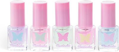 Martinelia Shimmer Wings Glittered Kids Nail Polishes 5pcs