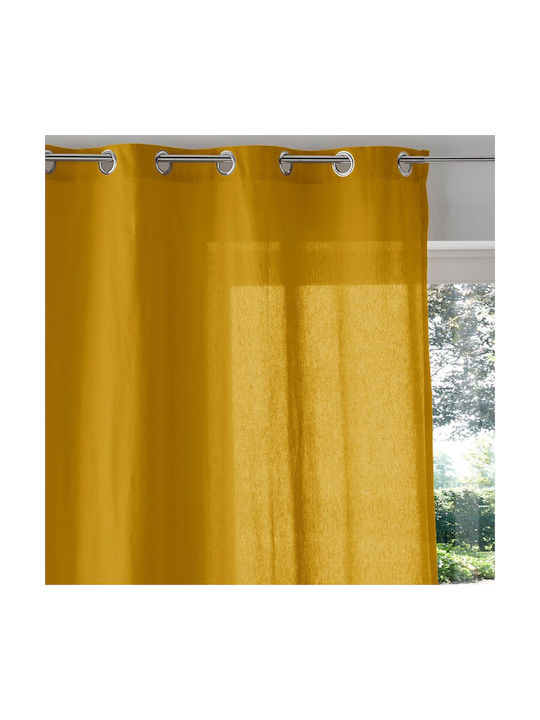 La Redoute Interieurs Vorhang mit Grommet Gelb 324054701_5555_10 180x135cm