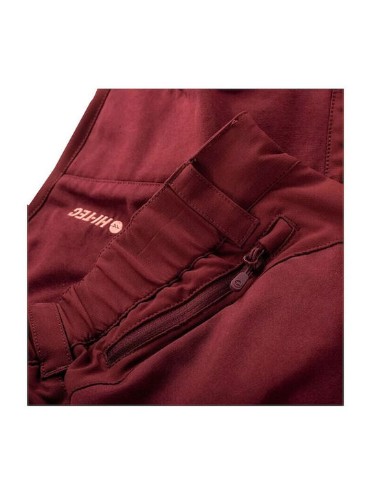 Damen Stoff Hose Rot