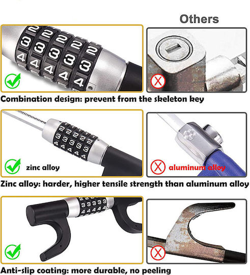 eBest Car Anti-theft Steering Stick