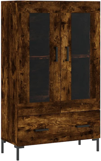 De podea Vitrină de living cu Sticlă 69.5x31x115cm