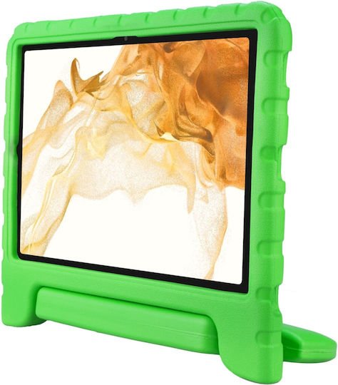 HappyCase Flip Cover Durabilă Pentru Copii Verde Galaxy Tab S8
