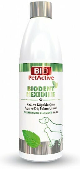 Bio Petactive Biodent Hexidine Στοματικό Διάλυμα για Σκύλους & Γάτες κατά της Πέτρας & Πλάκας 250ml
