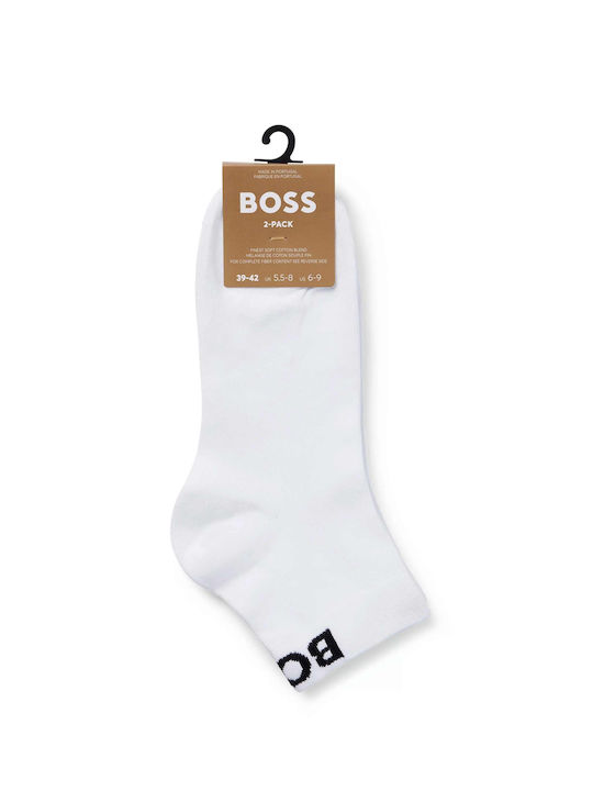 Hugo Boss Women's Socks White 2Pack