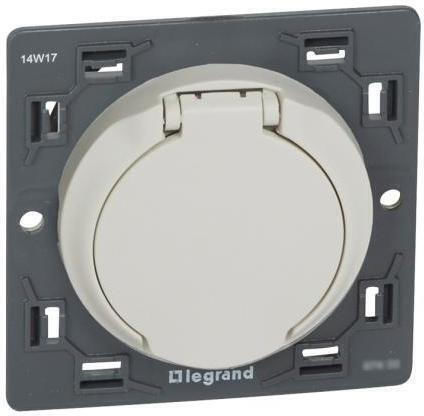 Legrand Celiane Single Power Socket White