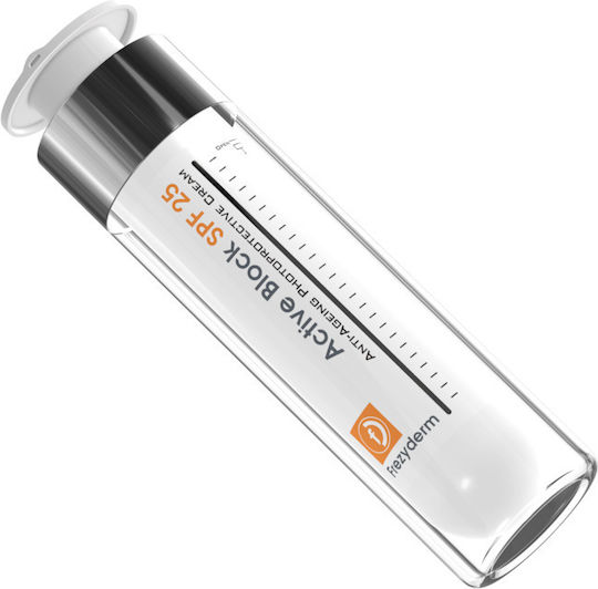 Frezyderm Active Block Антиeйдж Дневен Крем За Лице С SPF25 Хиалуронова Киселина И Пептиди 50ml