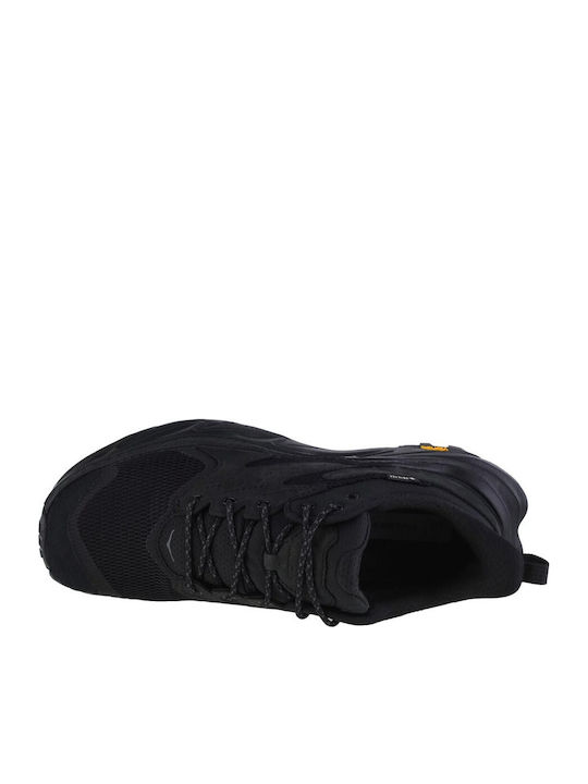 HOKA Anacapa 2 Low Ανδρικά Ορειβατικά Παπούτσια Αδιάβροχα με Μεμβράνη Gore-Tex Μαύρα