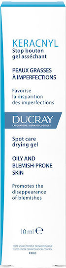 Ducray Keracnyl Gel Προσώπου κατά των Ατελειών με AHA & BHA 10ml