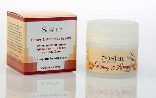 Sostar Focus Honey & Almonds 24h Cream Face with Aloe Vera 50ml