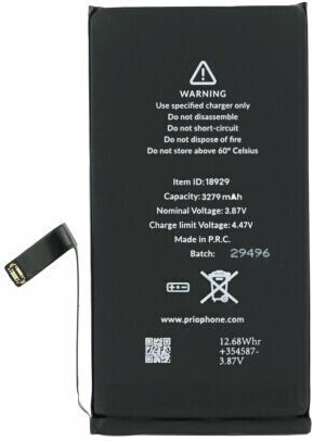 Συμβατή Μπαταρία Αντικατάστασης 3279mAh για iPhone 14