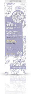 Natura Siberica Rhodiola Rosea Moisturizing Day Cream Suitable for Sensitive Skin 20SPF 50ml