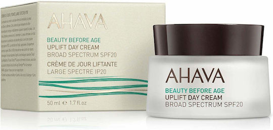 Ahava Beauty Before Age Κρέμα Προσώπου Ημέρας με SPF20 για Ενυδάτωση & Αντιγήρανση με Aloe Vera & Πεπτίδια 50ml
