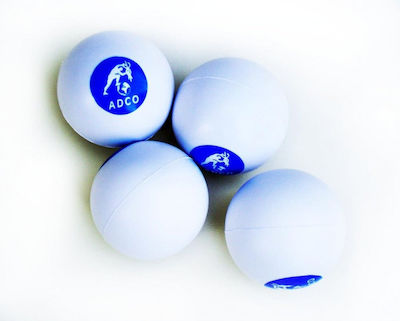 Adco Μπαλάκια Ασκήσεως Χειρός 4τμχ 03400 Antistress Ball 0.20kg White