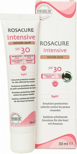 Synchroline Rosacure Intensive Dore Хидратиращ Крем за Лице с Цвят и SPF30 Против Несъвършенства и Акне 30ml