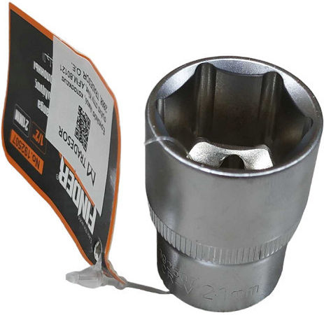 Finder Καρυδάκι Εξάγωνο με Καρέ Υποδοχής 1/2" Διάμετρος 18mm