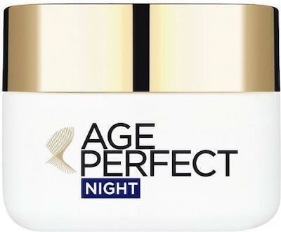 L'Oreal Paris Age Perfect Αnti-aging , Moisturizing & Firming Night Cream Suitable for All Skin Types Dermo-Expertise 50ml